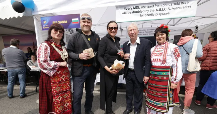В День Европы ассоциация A.S.I.C.S. и Болгарская община организовали новую акцию