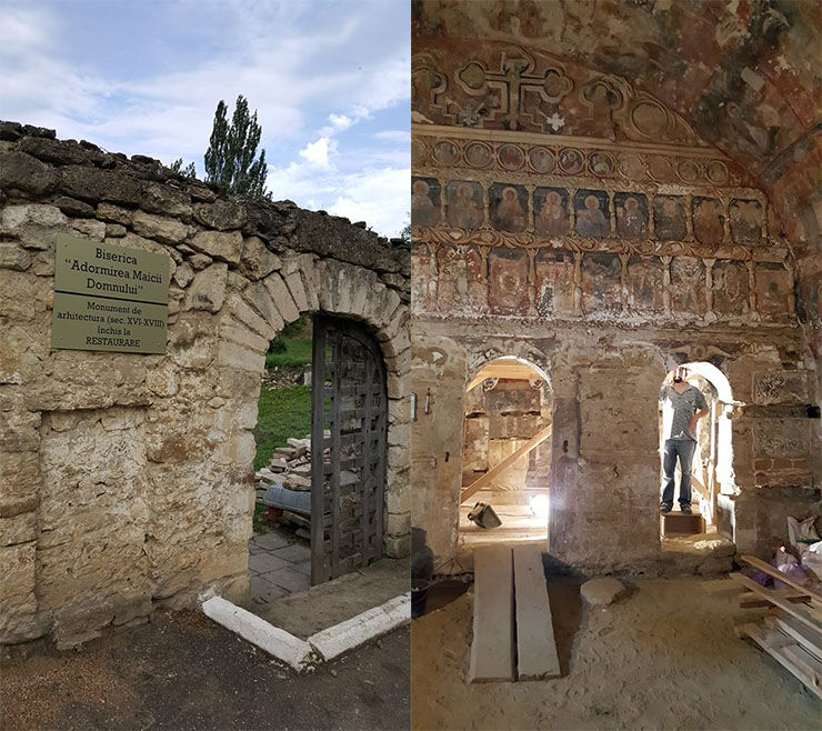 В Каушанах реставрируют уникальный православный храм