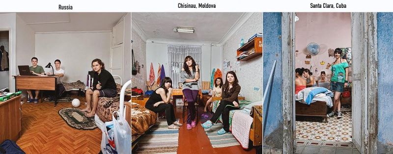 Moldova într-un proiect fotografic cu interiorul căminelor studențești din diverse colțuri ale lumii
