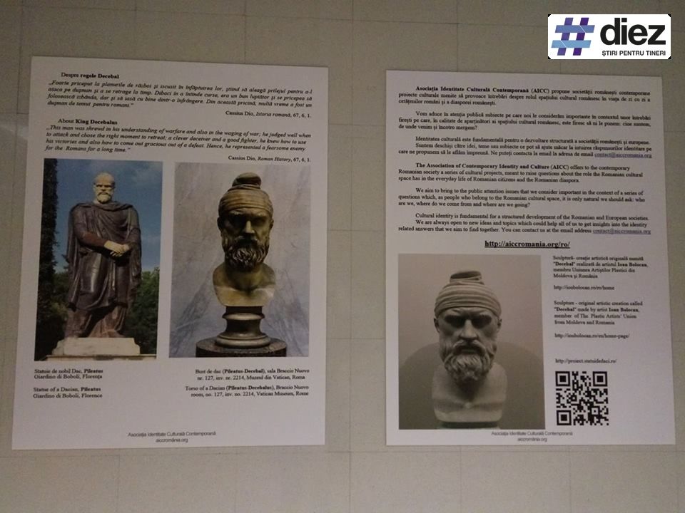 Бюст Дечебала работы молдавского скульптора установили в аэропорту Бухареста