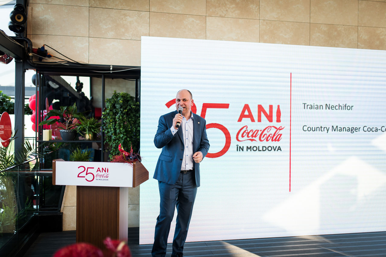 Coca-Cola — 25 лет в Молдове ®