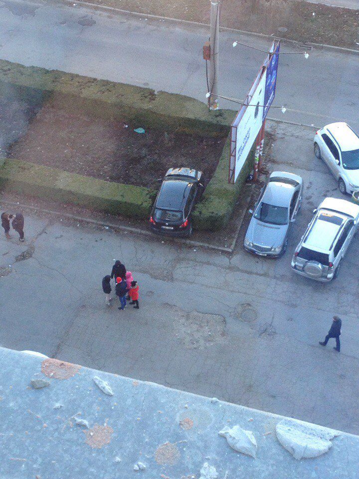 Столичный водитель припарковался в кусты