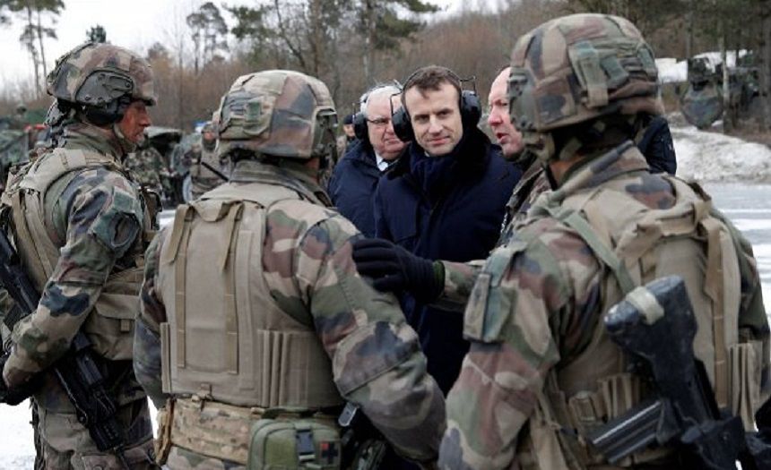 Macron ia pulsul unor forţe terestre aflate sub presiune