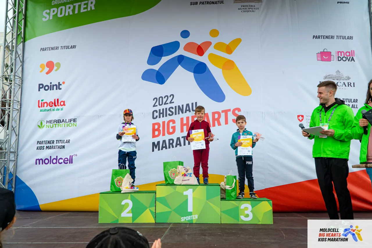 Moldcell Big Hearts Kids Marathon определил чемпионов