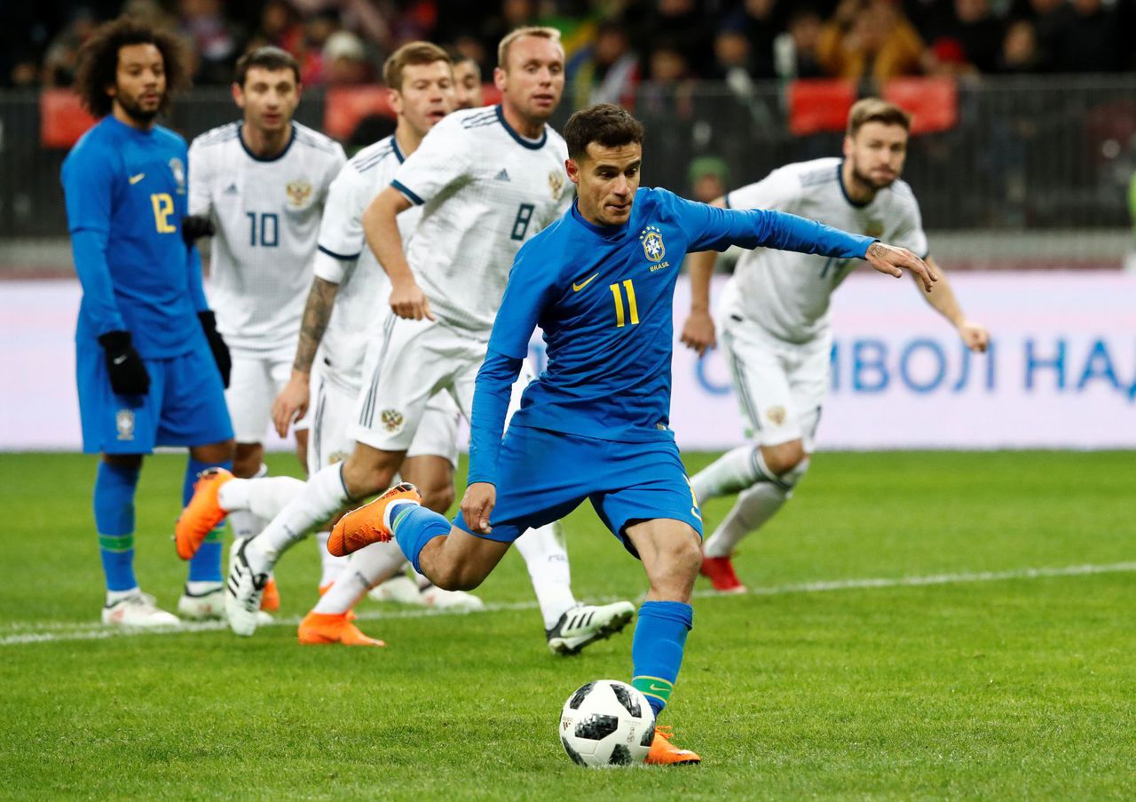 Fotbal: Brazilia, victorie categorică în faţa Rusiei, la Moscova