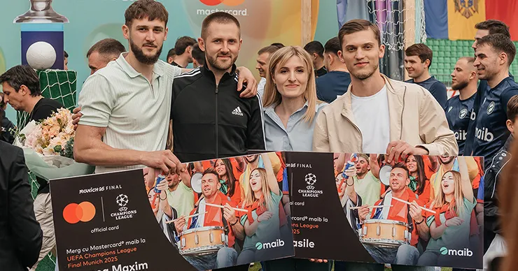 Мечта стала реальностью: Юный обладатель карты maib junior Габриел выйдет на поле финала Лиги чемпионов УЕФА 2025 года