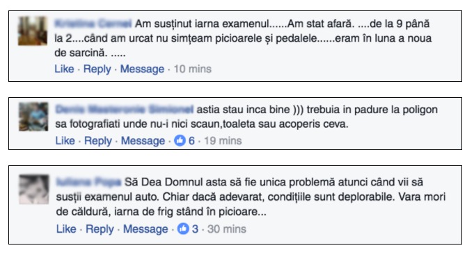 Десятки кишиневцев вынуждены под дождем ожидать экзамена на получение прав