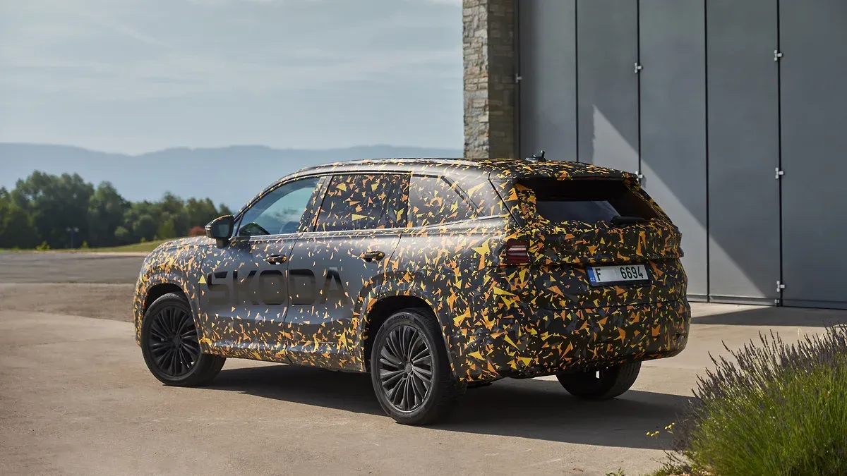 Skoda показала предсерийный Kodiaq нового поколения