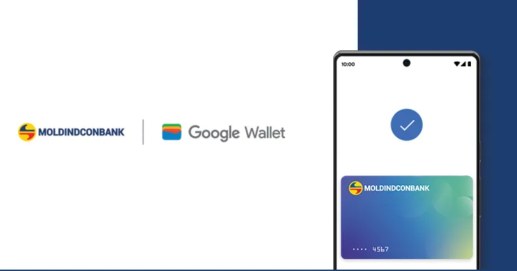 Moldindconbank: Выбирайте Google Pay для быстрых и безопасных платежей
