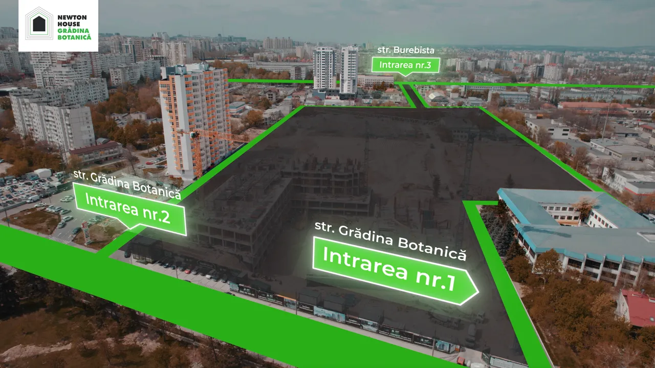 Старт продаж третьей очереди квартир в Newton House Grădina Botanică