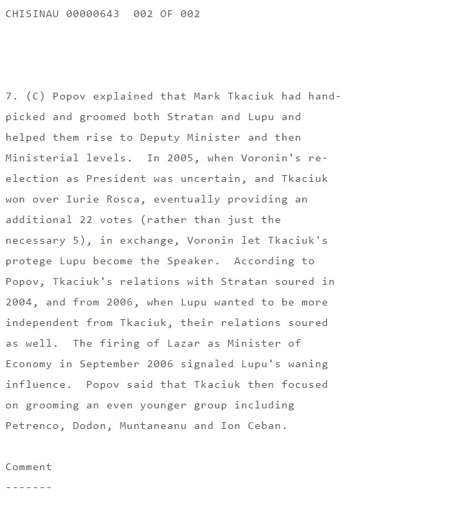 WikiLeaks: Додон готов был уйти из ПКРМ еще в 2009 году