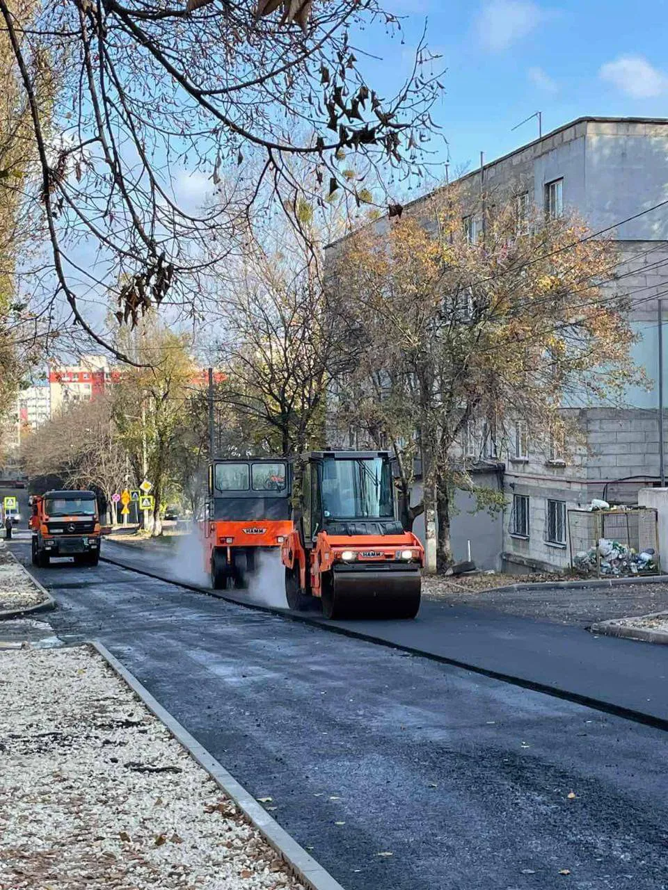 Продолжаются работы по восстановлению улицы Иона Некулче