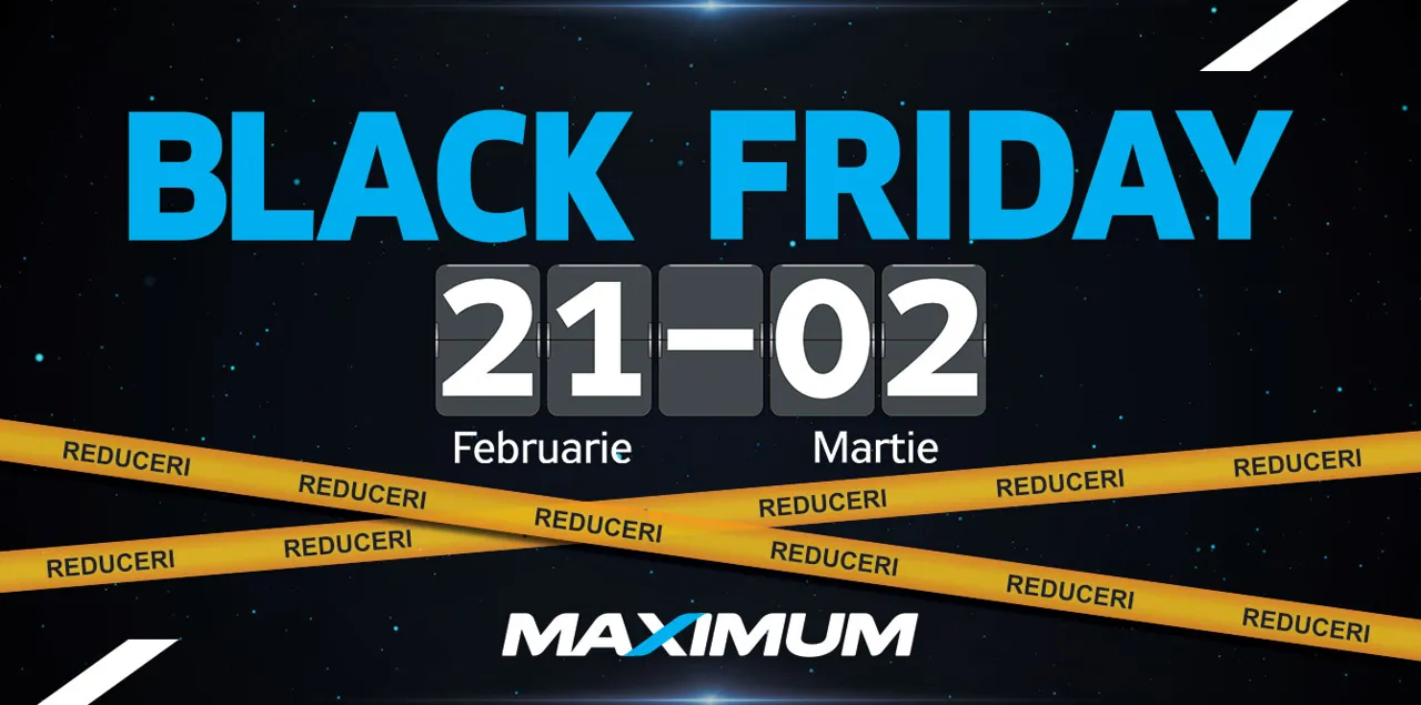 Black Friday de iarnă la Maximum: Reduceri de până la 50%