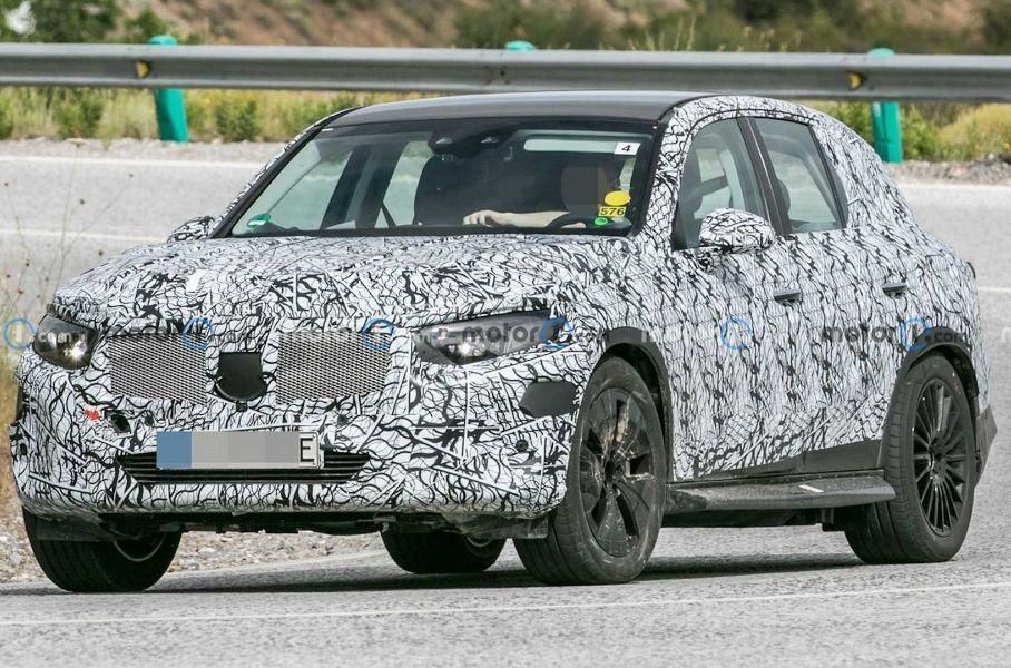 Гибридный Mercedes-Benz GLC нового поколения сфотографировали во время тестов
