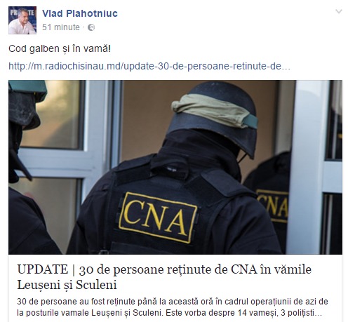 Plahotniuc își asumă arestările din Vamă și folosește sloganul Maiei Sandu