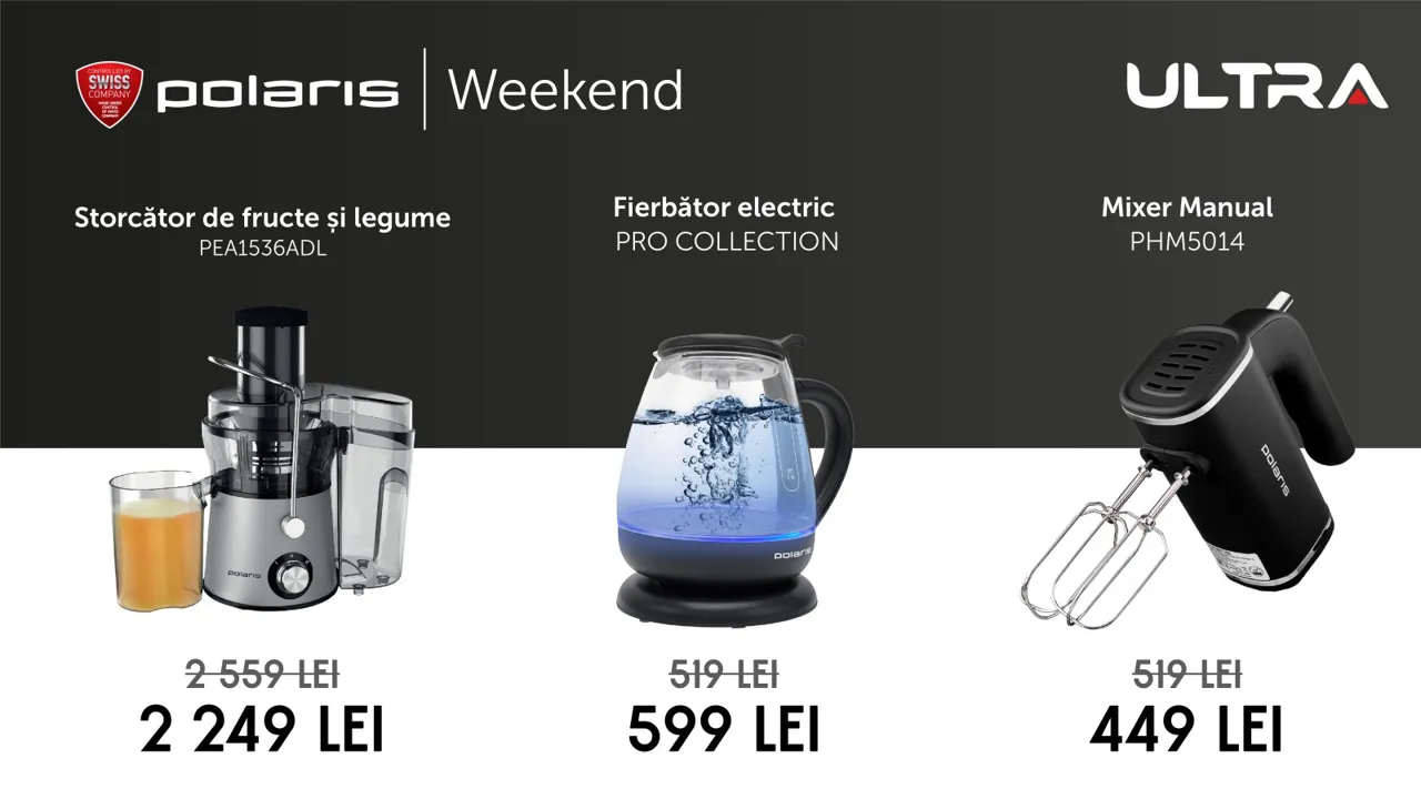 Ultra: Polaris Weekend - суперскидки на весь ассортимент товара