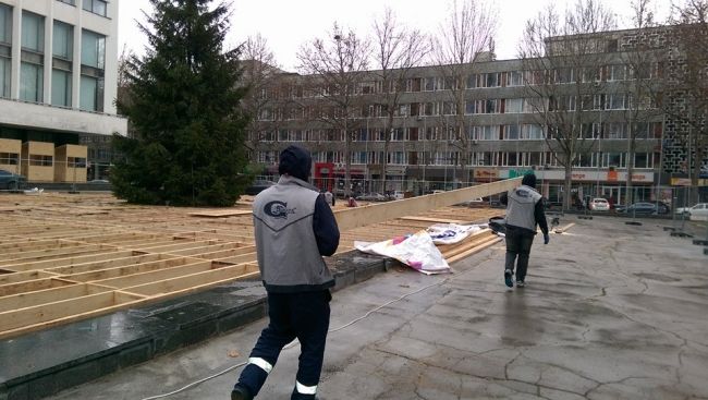 Еще одна рождественская ель появилась в Кишиневе
