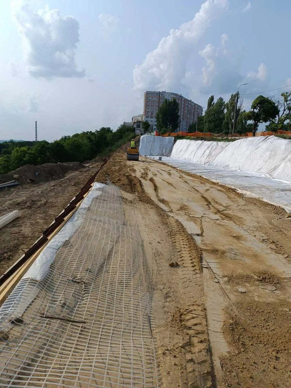 Lucrările de reabilitare a zonei Scuarului Panoramic din sectorul Ciocana continuă