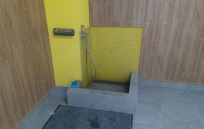 В киевских подъездах появляются душевые для собак
