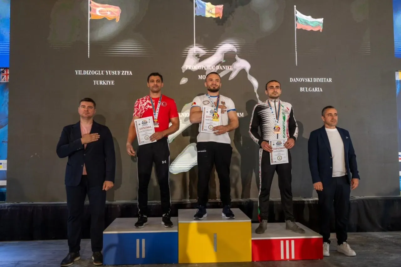 Lotul Moldovei a obținut 43 de medalii la Campionatul European de Armwrestling și Para-Armwrestling