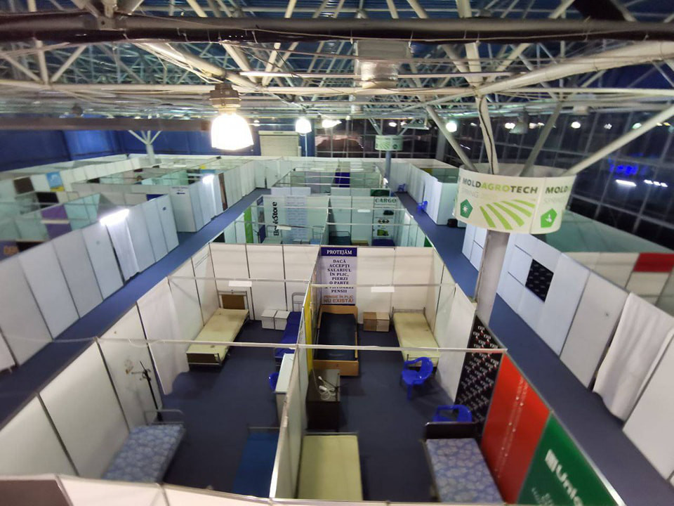 В Moldexpo Center размещено 65 беженцев из Украины