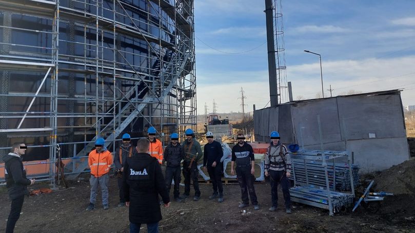 На стройке в Кишиневе нелегально работали граждане Румынии
