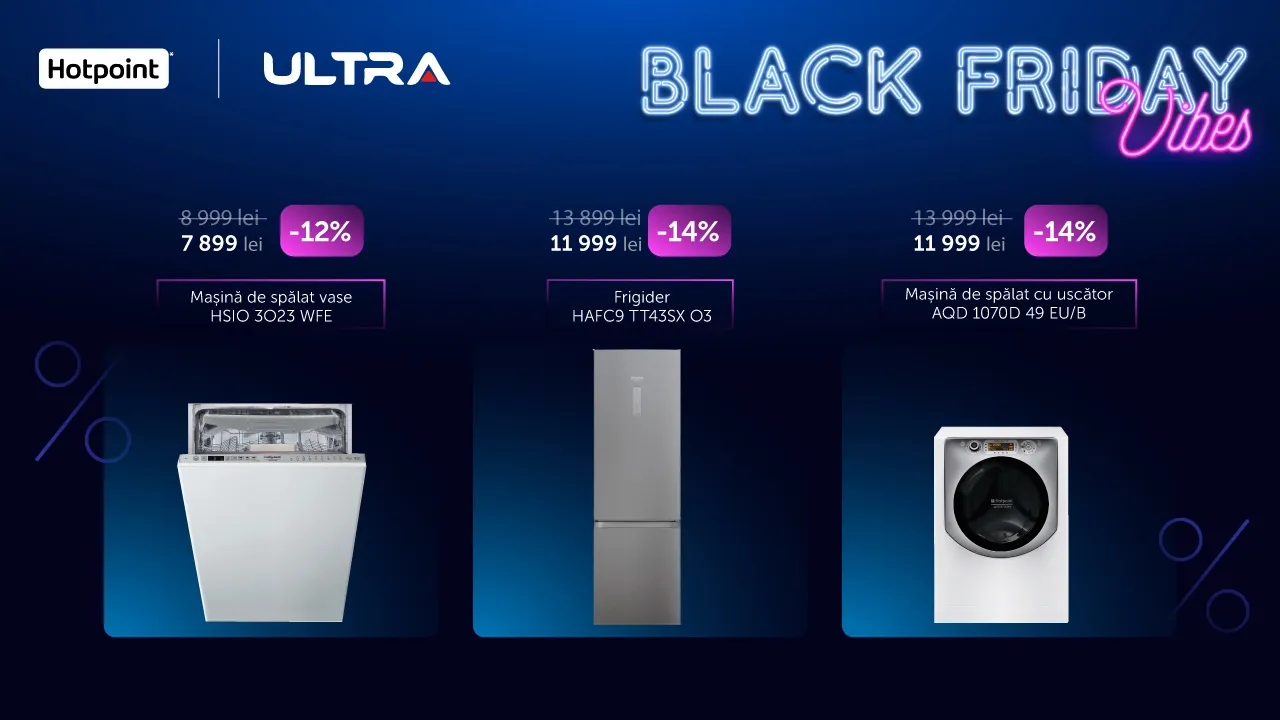 Ultra: Приобретай технику Whirlpool, Indesit, Hotpoint по выгодным ценам и участвуй в розыгрыше