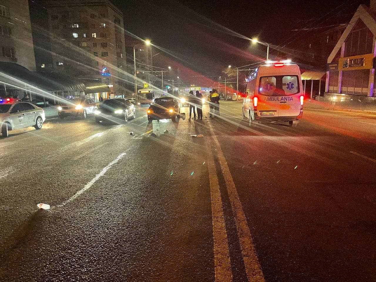 В центре Кишинева автомобилист насмерть сбил пешехода