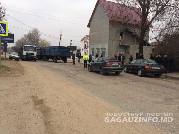 В Вулканештах протестующие заблокировали трассу в черте города