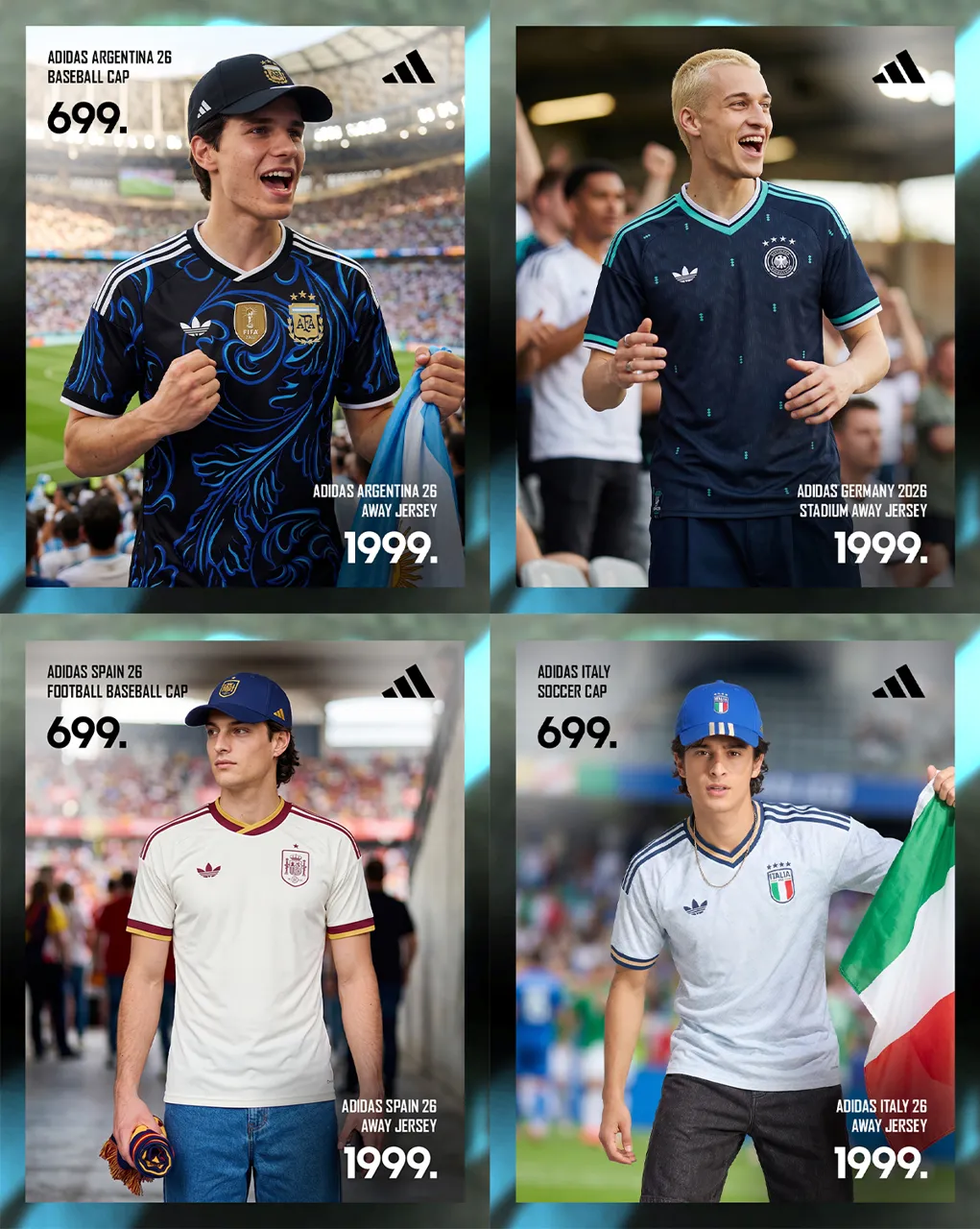 Adidas: Встречай FIFA World Cup 2026 в цветах любимой сборной