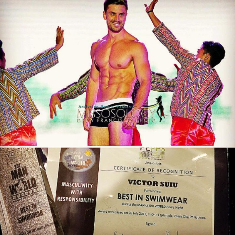 Молдаванин вошел в пятерку лучших в конкурсе „Man of the world 2017”