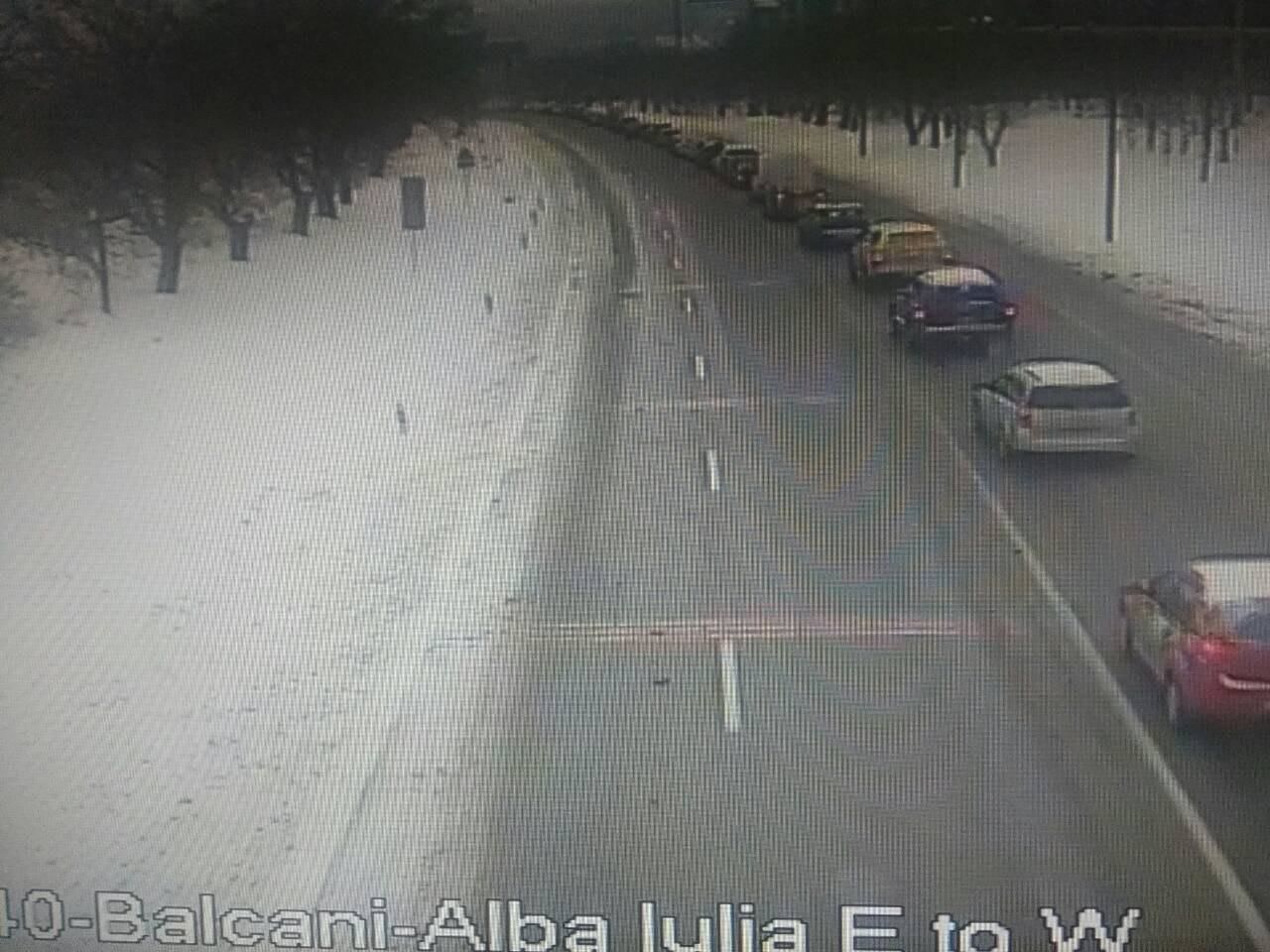 InfoTrafic сообщает о гололеде на улицах Кишинева и о пробках в городе