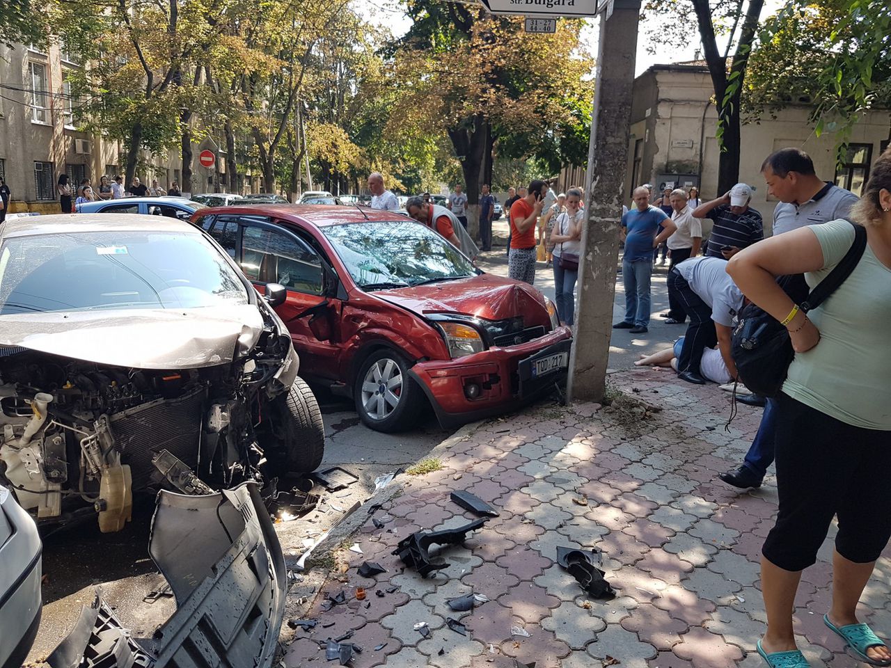 В Кишиневе в результате ДТП пострадал пассажир