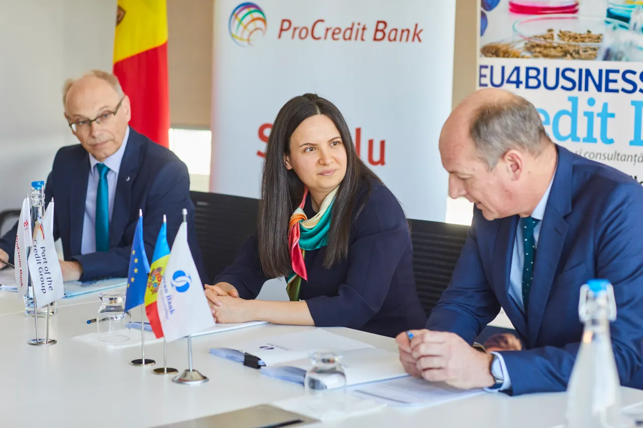 ProCredit Bank: ЕБРР и ЕС поддерживают в увеличении финансирования молдавского бизнеса