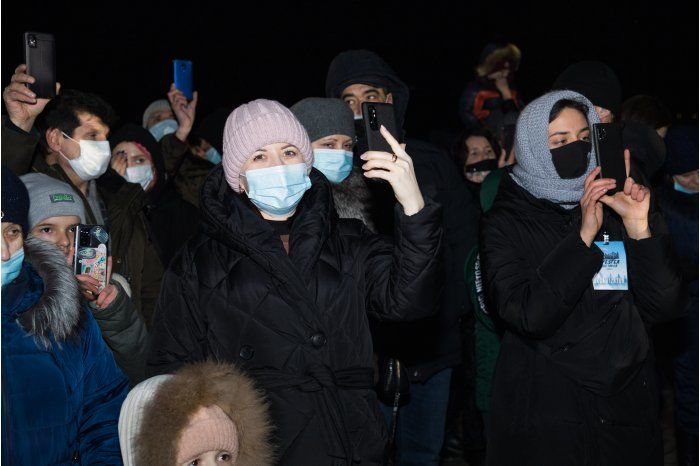 Премьер посетила концерт в Сороках, посвященный окончанию благотворительной акции