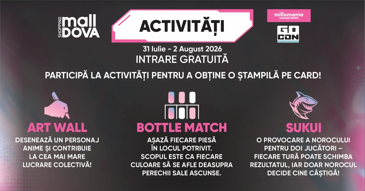 Shopping MallDova: Anime Days revine