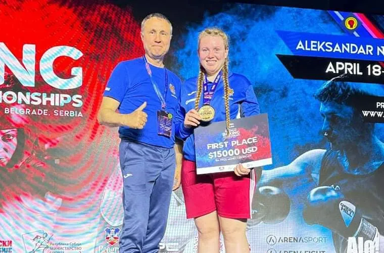 Спортсменка из Молдовы Дарья Козорез стала чемпионкой Европы по боксу