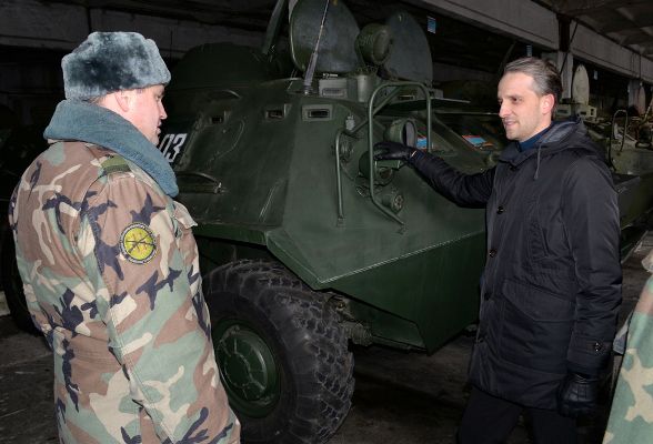 Ministrul Apărării, vizită surpriză la Brigada Moldova din Bălți