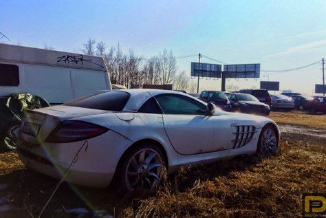 Конфискованный суперкар Mercedes-Benz седьмой год простаивает на штрафстоянке