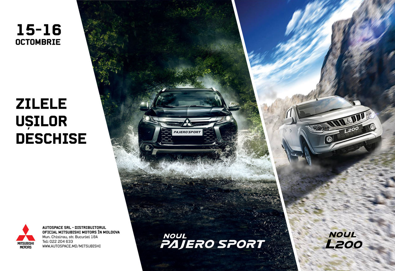 Zilele Uşilor Deschise la Mitsubishi Motors Moldova ®