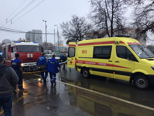 В подземном переходе у метро «Коломенская» в Москве произошел взрыв