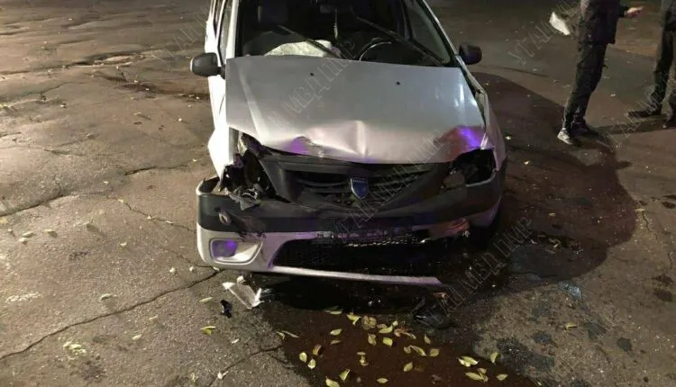 В Тирасполе произошло ДТП: повреждены три автомобиля