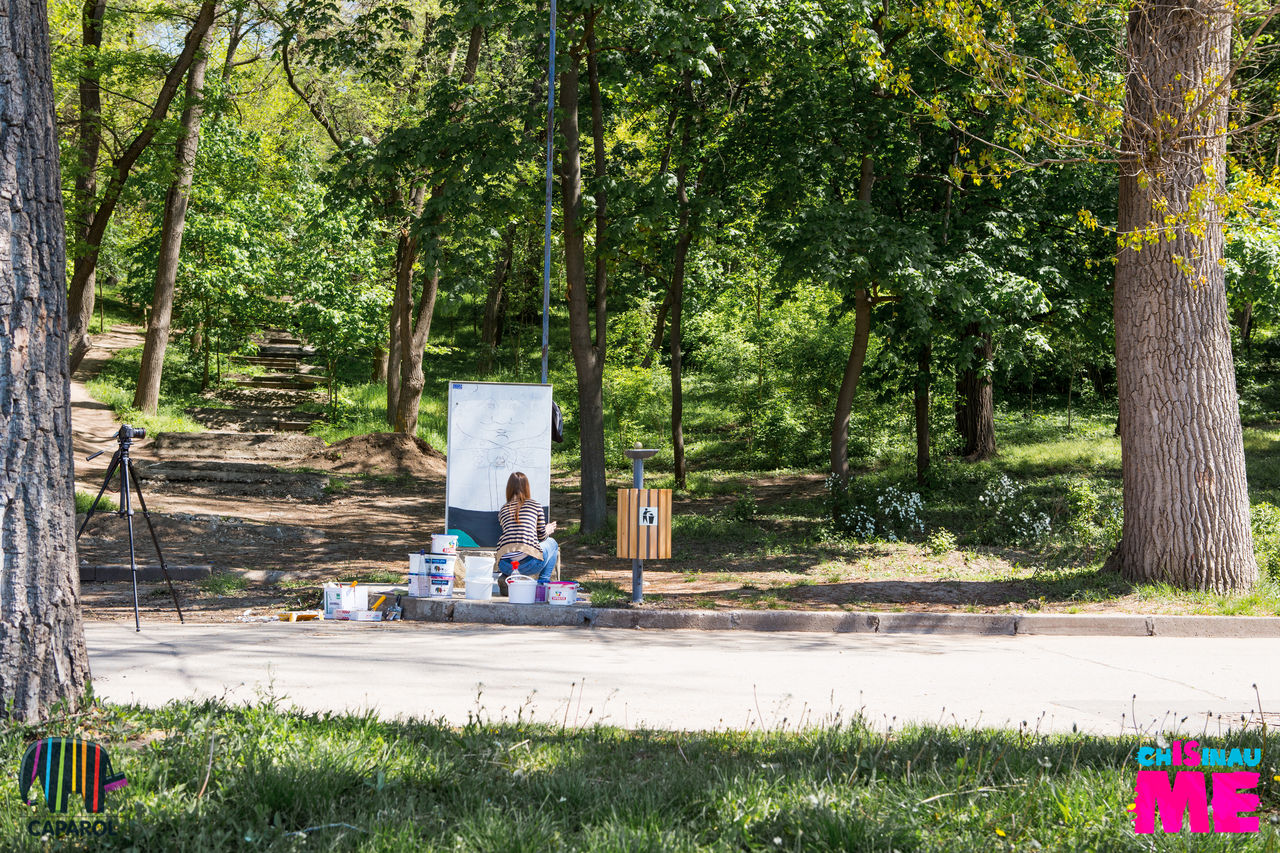 Chisinau is ME: Мош Ион поселился в парке Валя Морилор