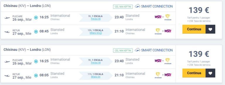 De ce biletele de pe aeroportul Chișinău sunt mult mai scumpe decât cele de la Iași