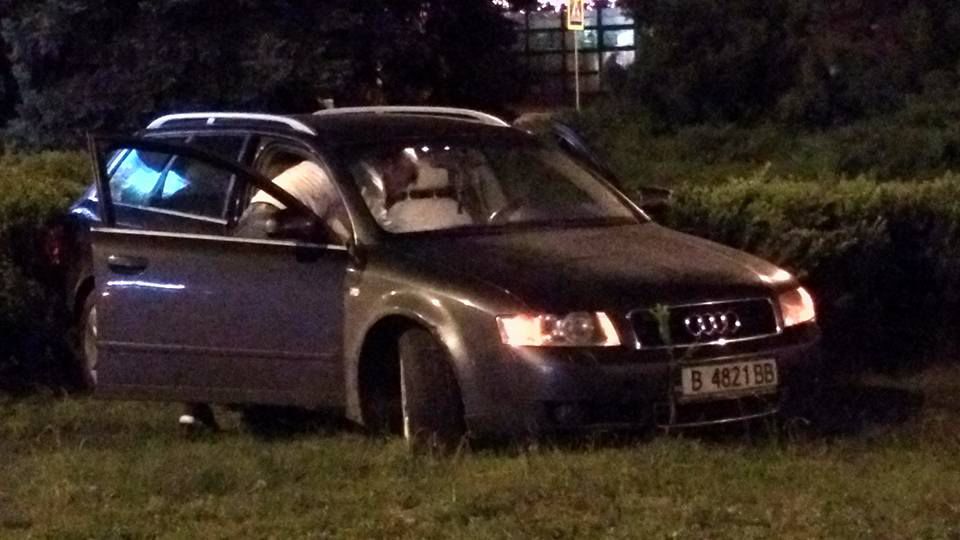 В Кишиневе нетрезвый водитель вылетел с дороги и угодил в кусты