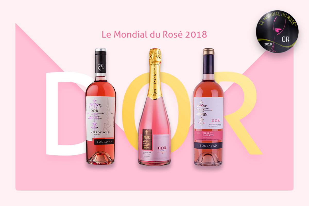 5 золотых медалей завоевали вина Группы Purcari на Mondial du Rosé 2018 ®
