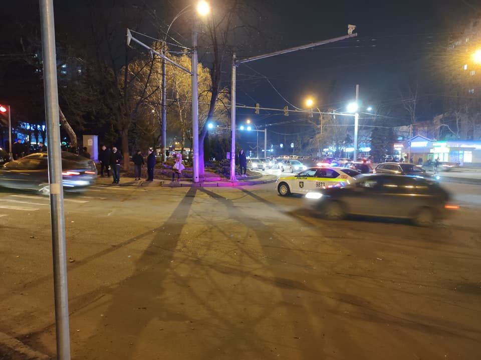 ДТП в Кишиневе попало на камеру видеорегистратора