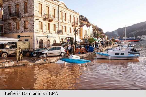 Grecia: Stare de urgență pe insula Symi în urma unei averse puternice