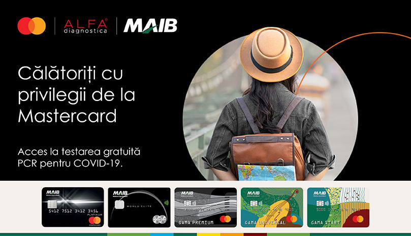 MAIB: Путешествуй с привилегиями благодаря Mastercard