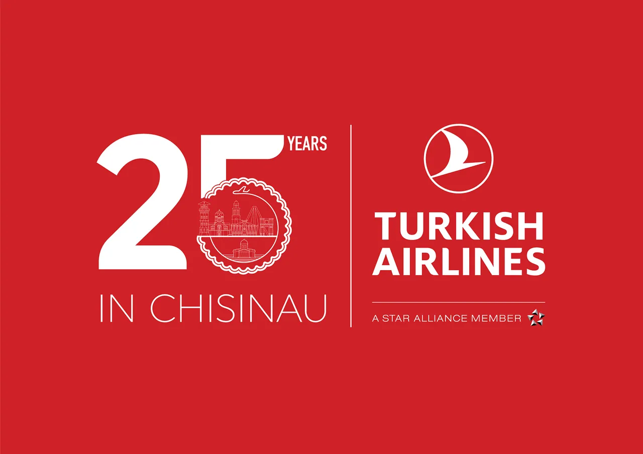 Turkish Airlines: 25 лет прямых рейсов в Кишинев